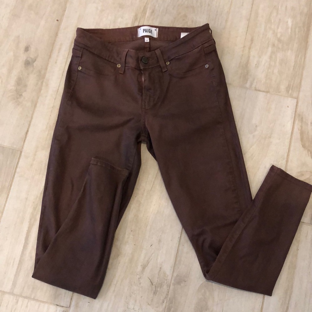 Paige Coated skinny jeans
